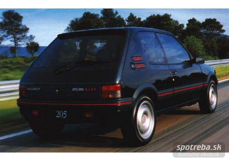 PEUGEOT 205 1.1 XL [1986]